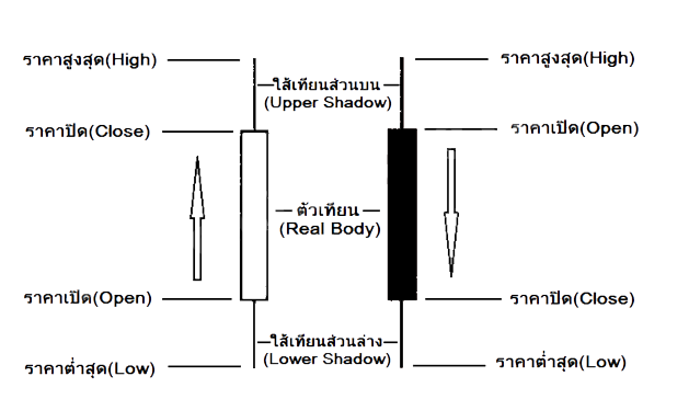 กราฟแท่งเทียน