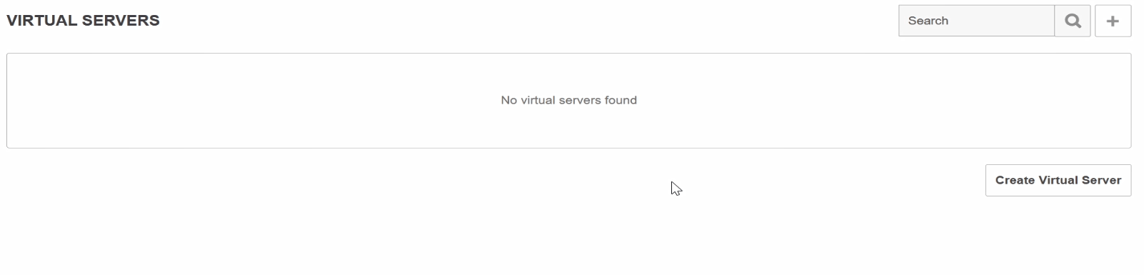 Create Virtual Servers